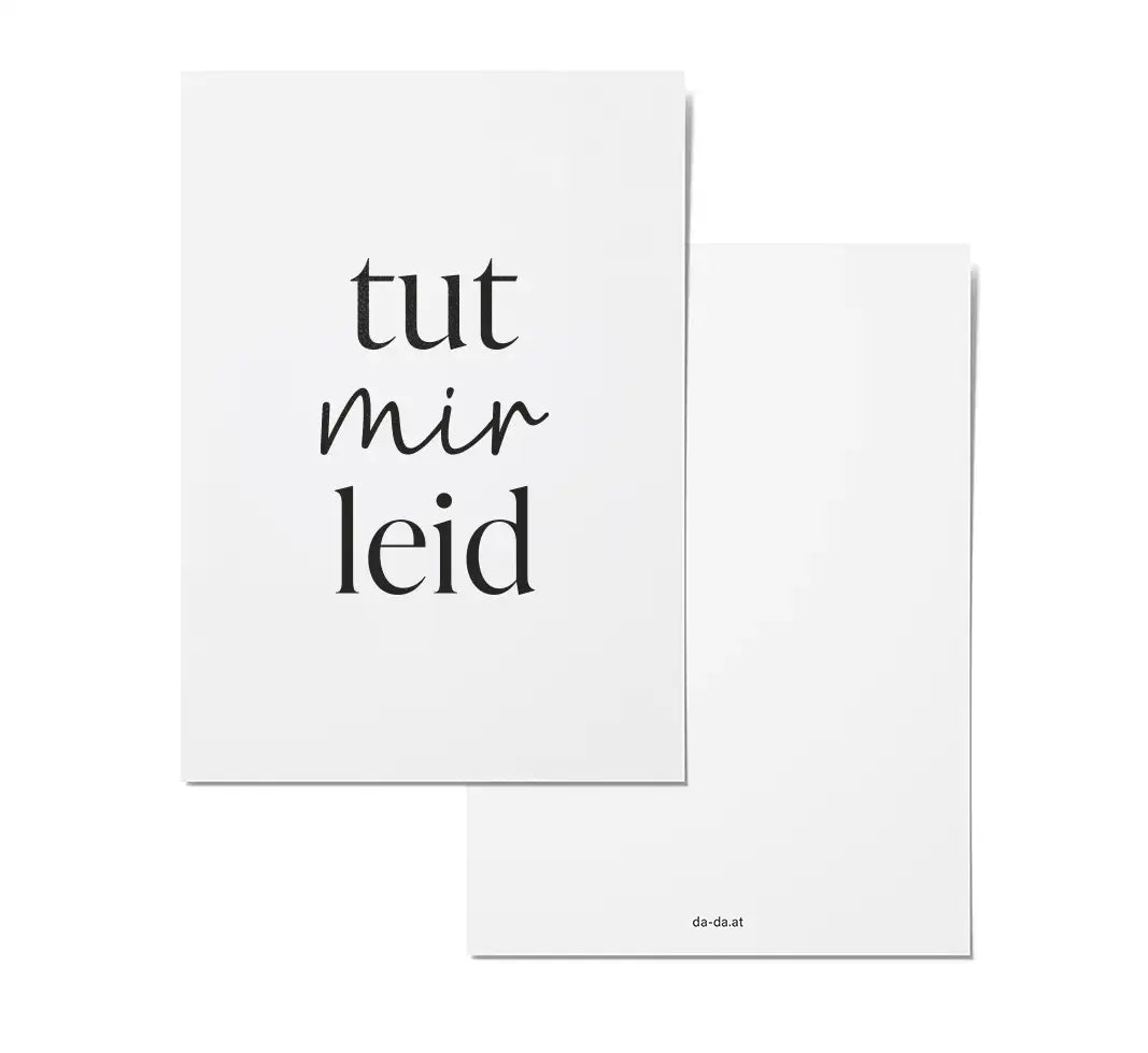 Tut mir leid