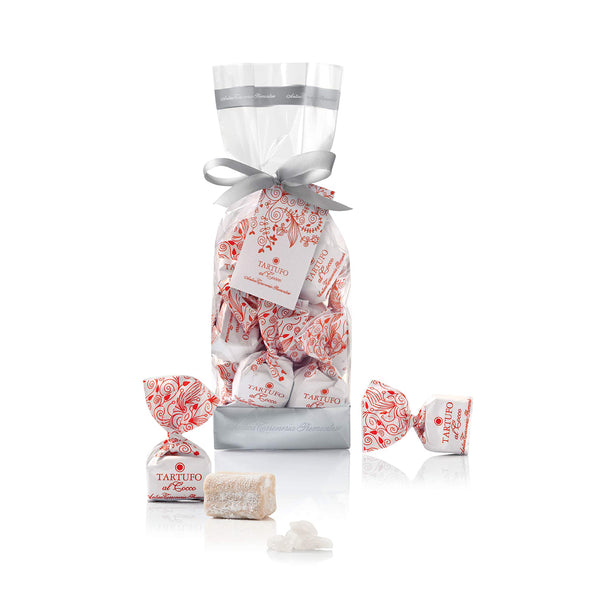 Tartufi dolci with coconut
