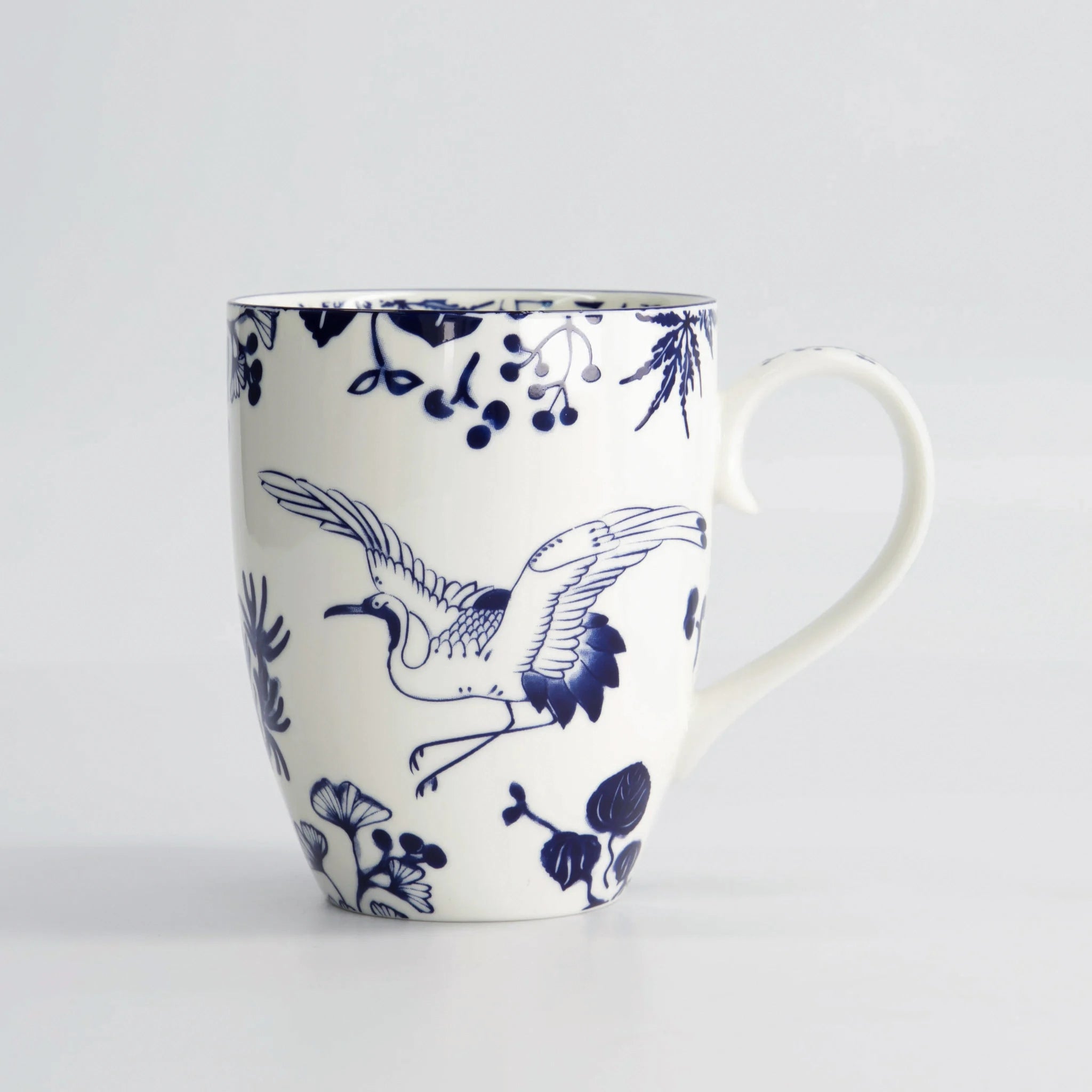 Tasse Flora Japonica Crane – 380 ml | Tokyo Design Studio