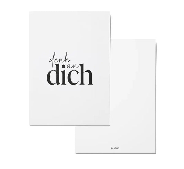 denk an dich