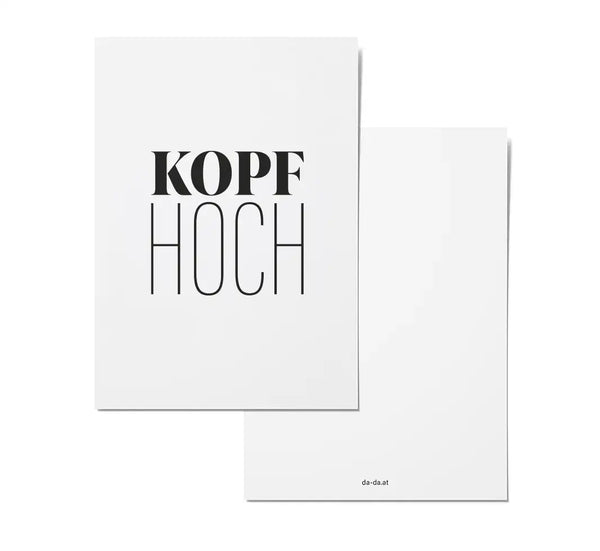 Kopf hoch