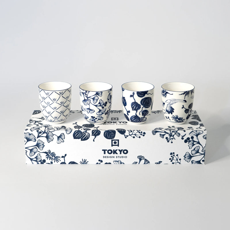 Teebecher-Set Flora Japonica – 4 Stück