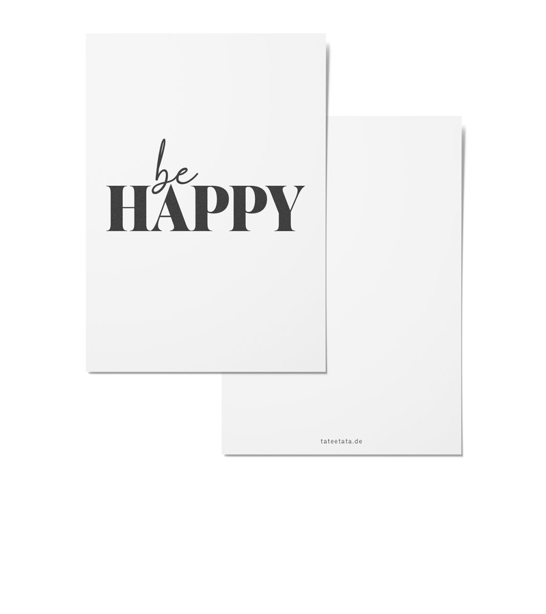 Karte be happy