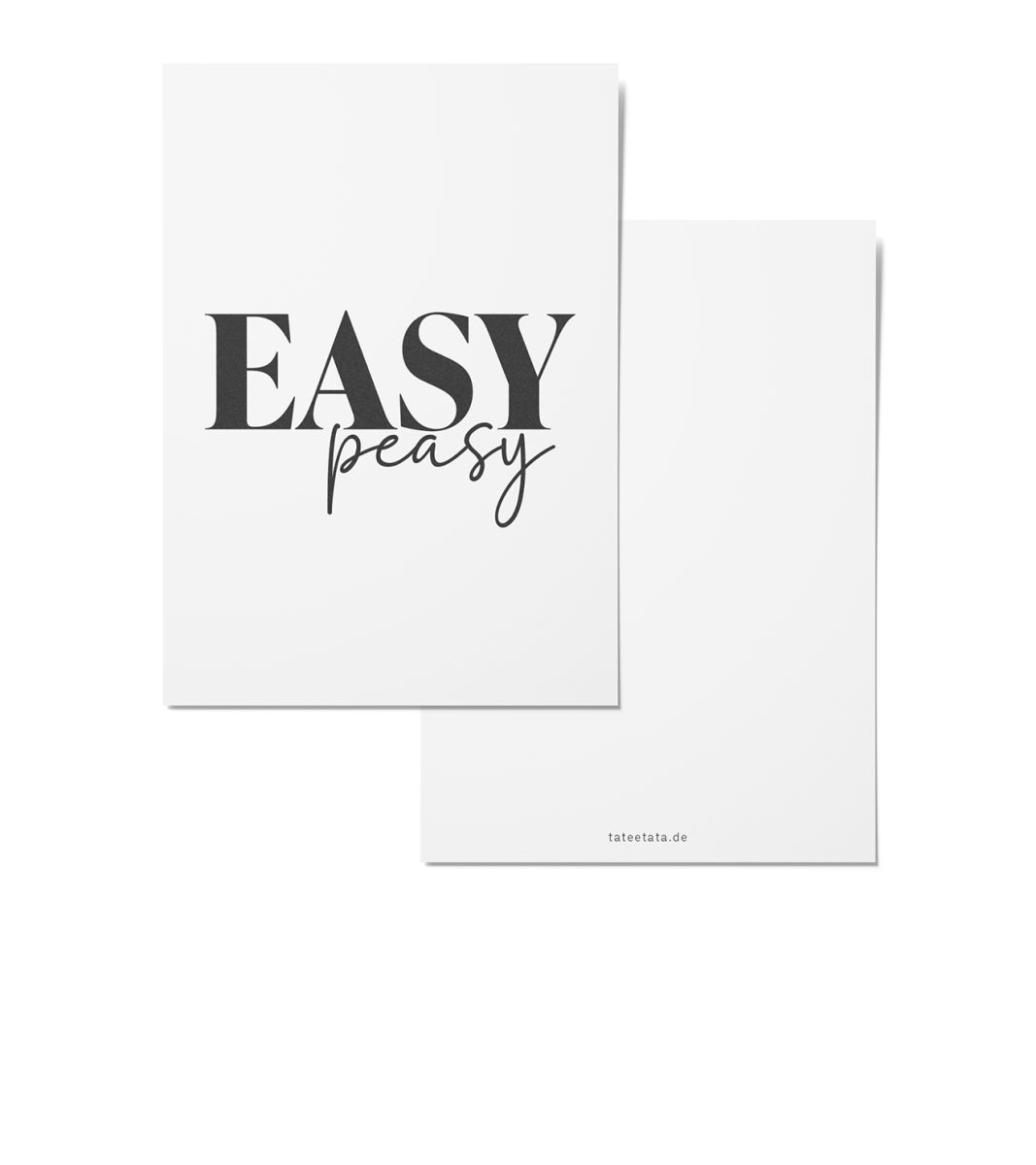 Karte Easy Peasy