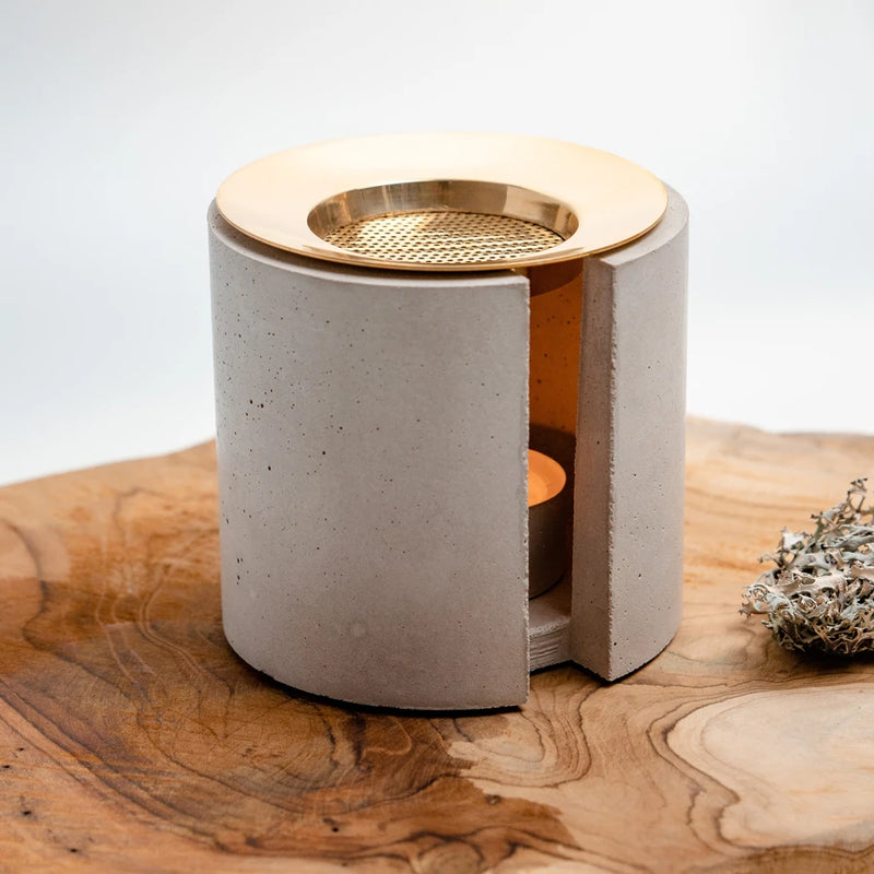 Räucherstövchen – Natur mit Messingsieb